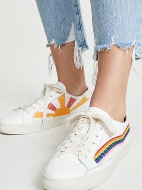 Soludos Ibiza Classic Rainbow Wave Sneakers